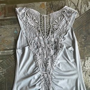 Blu Heaven dress with lace on back